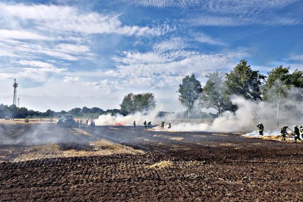 Flächenbrand Düshorn